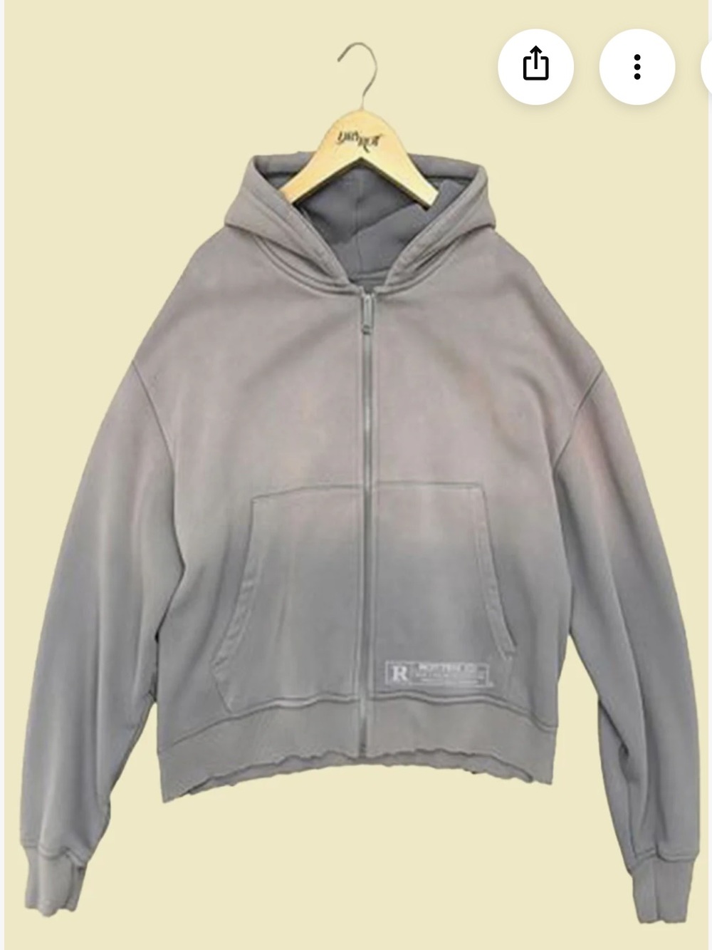 DRY ROT RATED Men’s Zip Up - Gray - M
